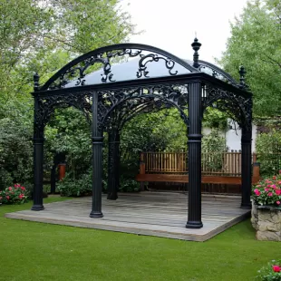 Why Wrought Iron Gazebos Fit Both Classic and Modern Styles