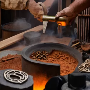 What Is the Process of Sand Casting for Iron Ornaments