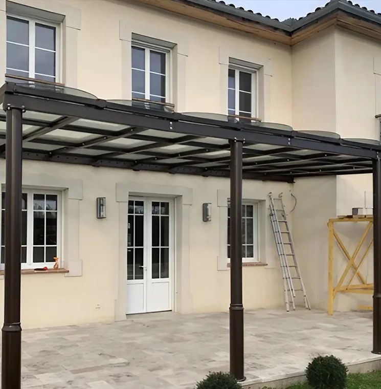 Customized Wrought Iron Pergola