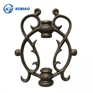 Ornamental Cast Iron Flower Panel