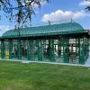 Wrought Iron Green Gazebo