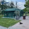 Wrought Iron Green Gazebo