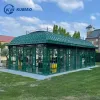 Wrought Iron Green Gazebo