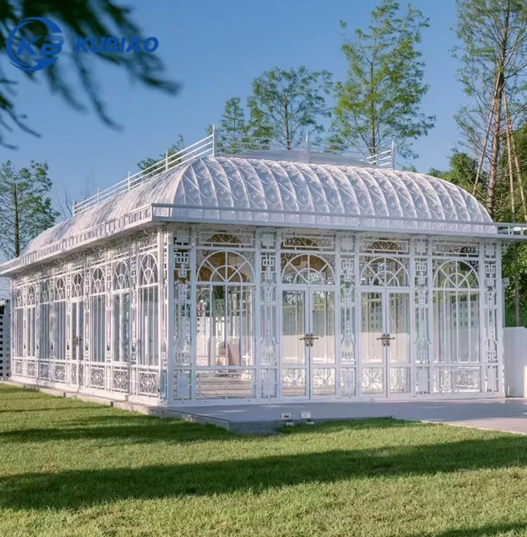Customized Wrought Iron Gazebo from German Customer