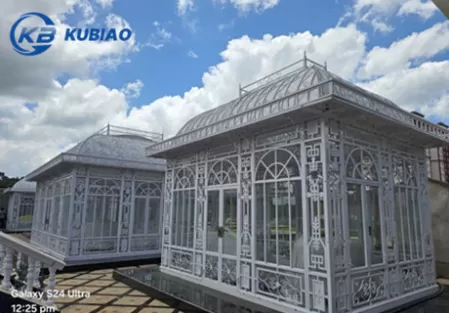 Decorative Wrought Iron Pavilion Project From Zambia