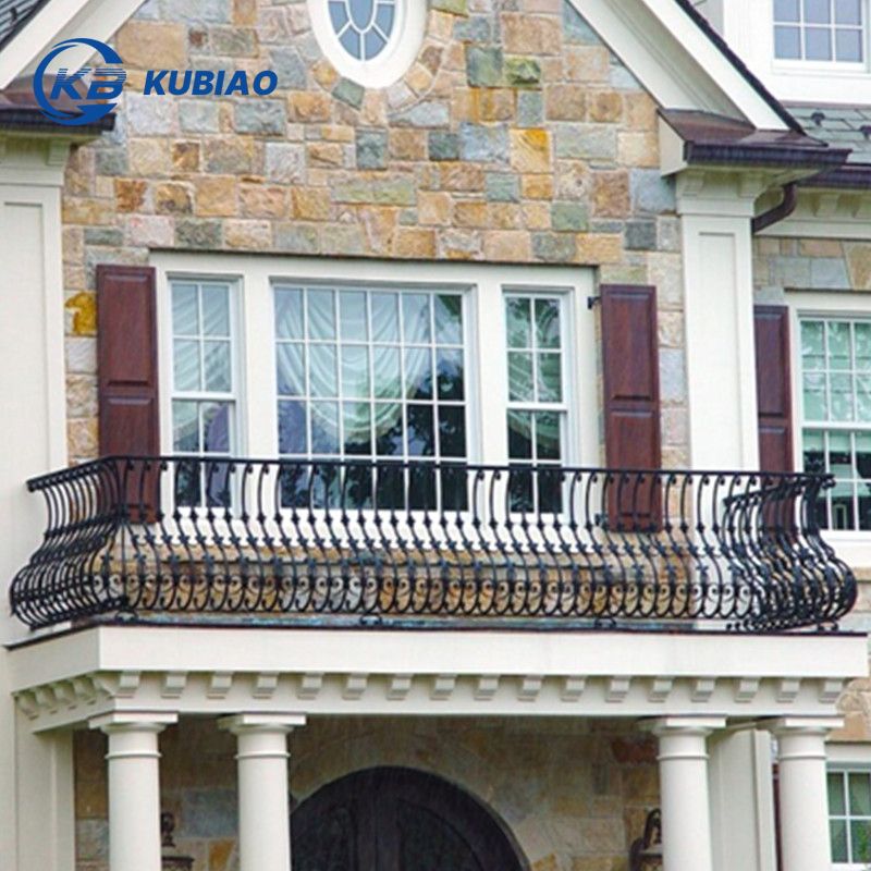 Custom Design Wrought Iron Balcony Railing