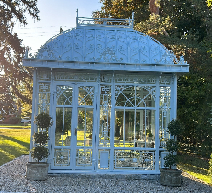 Wrought Iron Gazebo Design